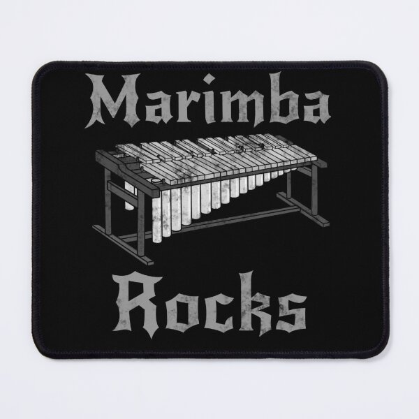 Item preview, Marimba Rocks, Marimbist Percussionist Musician Rock Goth designed and sold by doodlerob.
