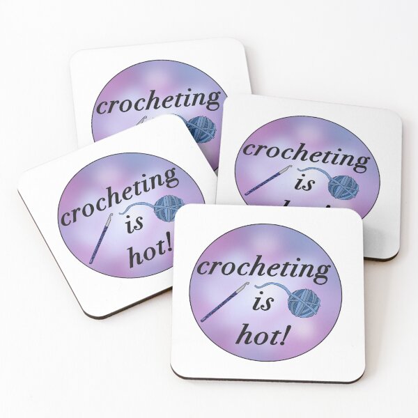 Item preview, crocheting is hot with blue yarn  designed and sold by Lunasuxxx.