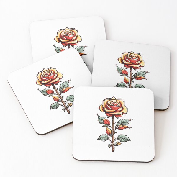 Item preview, 8bit Rose designed and sold by LeftImpressed.