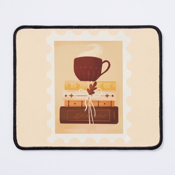 Item preview, Cozy Stack of Book and Coffee designed and sold by ryska-studio.