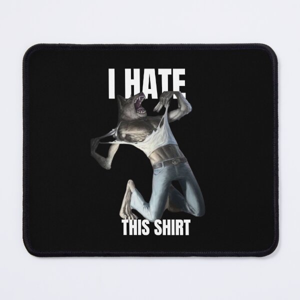 Item preview, werewolf ripping shirt meme designed and sold by Iggmedali.