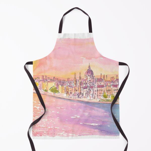 Item preview, Budapest Hungary City View with Parliament and Danube designed and sold by artshop77.