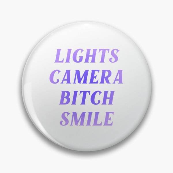 Item preview, lights camera bitch designed and sold by peachykeen-co.