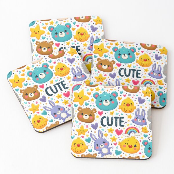 Item preview, Joyful Charm: Cute Critter Delight designed and sold by AI-Only Creations.