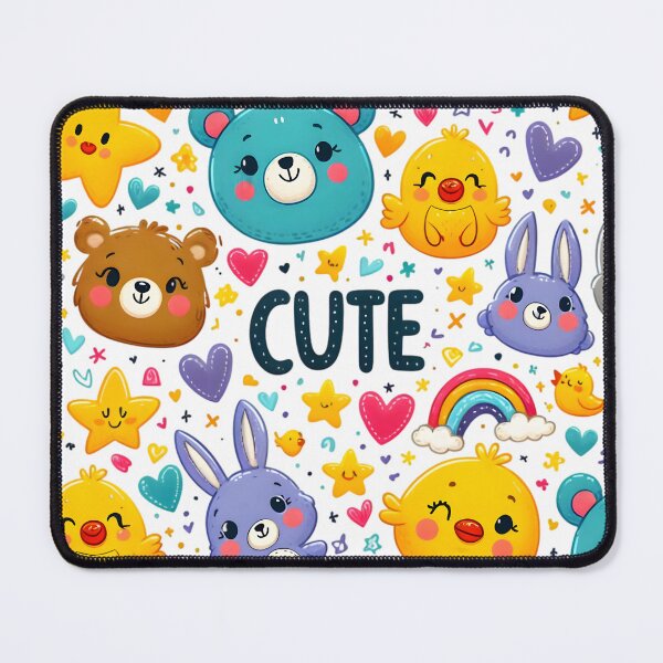 Item preview, Joyful Charm: Cute Critter Delight designed and sold by AI-Only Creations.