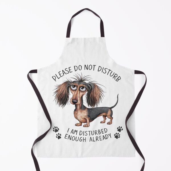 Item preview, Disturbed Dachshund Seeking Solitude designed and sold by SellingWSarah17.