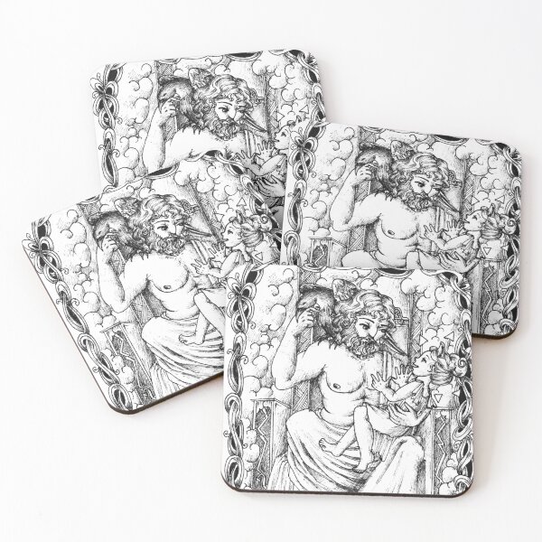 Item preview, Zeus and young Artemis designed and sold by AncaXBre.