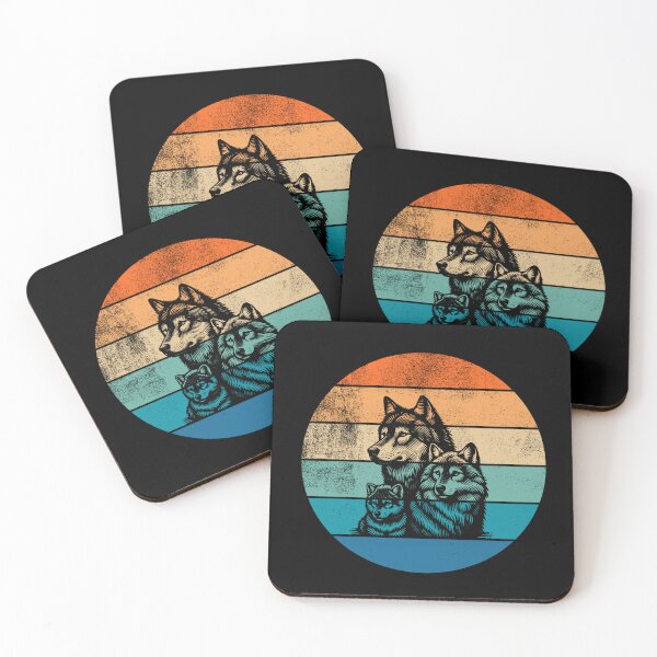 Item preview, Wolf Pack Retro Sunset designed and sold by AussieWonders.