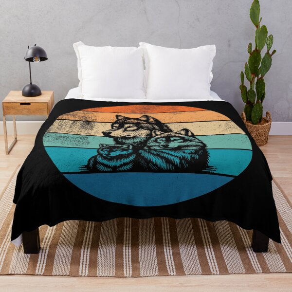 Item preview, Wolf Pack Retro Sunset designed and sold by AussieWonders.