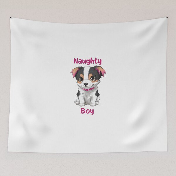 Item preview, Cute Puppy - Naughty Boy designed and sold by tonyhopeirl.