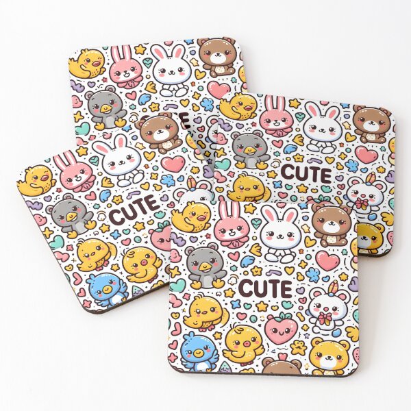 Item preview, Playful Pals: Sweet Pattern Adventure designed and sold by AI-Only Creations.