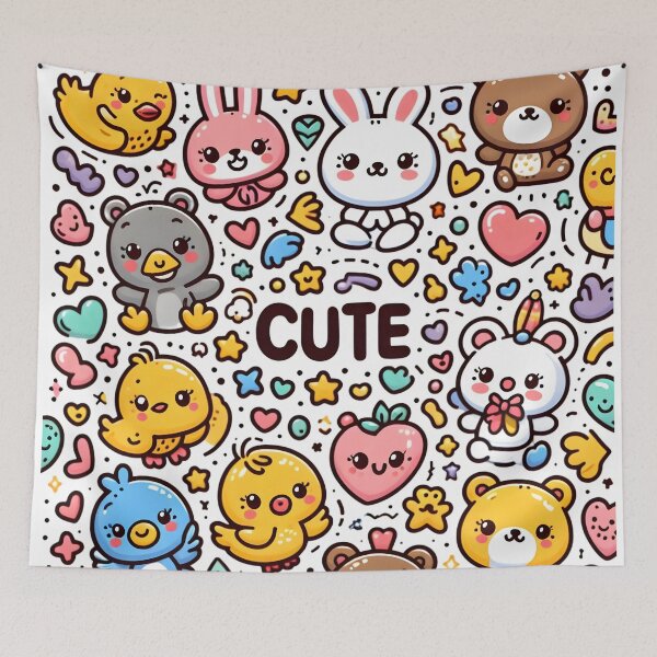 Item preview, Playful Pals: Sweet Pattern Adventure designed and sold by AI-Only Creations.