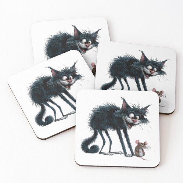 Item preview, Funny scared cat with ruffled fur designed and sold by MagelliShop.