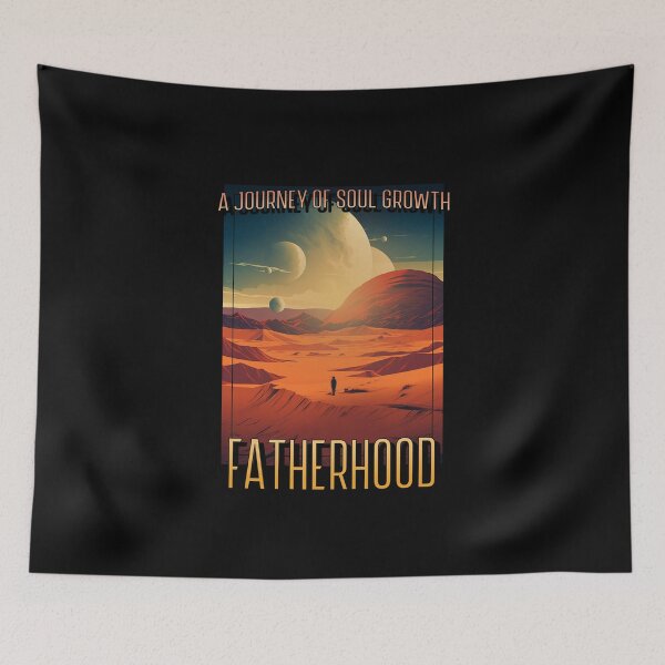 Artikelvorschau, Fatherhood a journey of soul growth dad man mindfulness affirmation manifestation mental health entworfen und verkauft von SoulfulT.