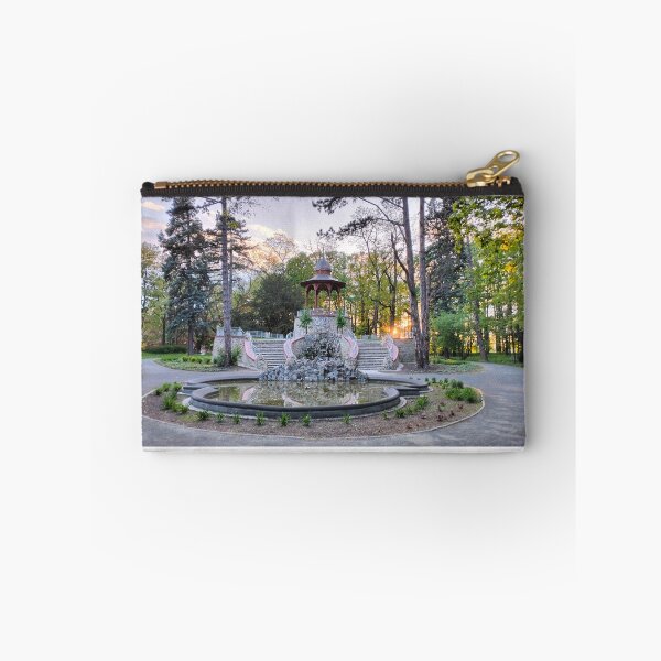Item preview, Look-out tower in park and sunset designed and sold by lusiakotowska.