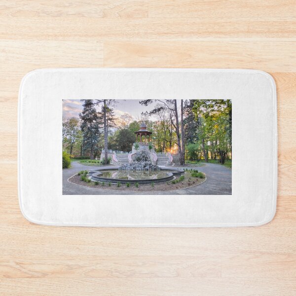 Item preview, Look-out tower in park and sunset designed and sold by lusiakotowska.