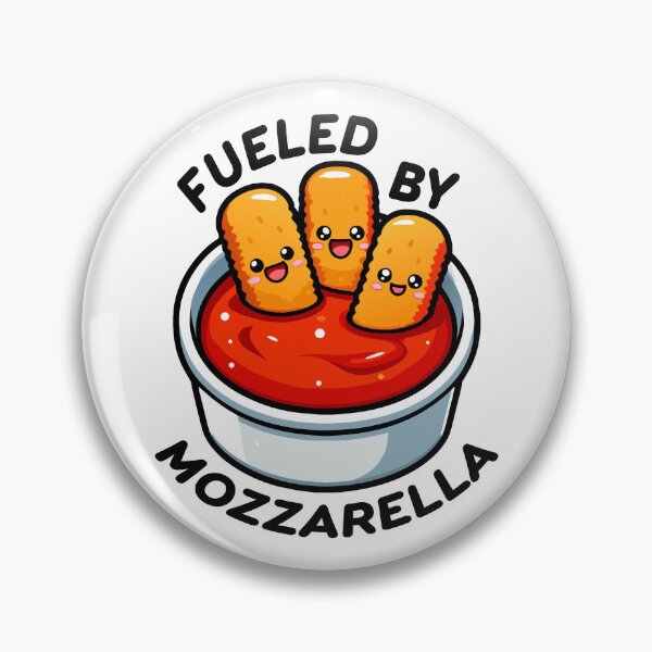 Item preview, Fueled by Mozzarella Sticks designed and sold by creaty-designs.