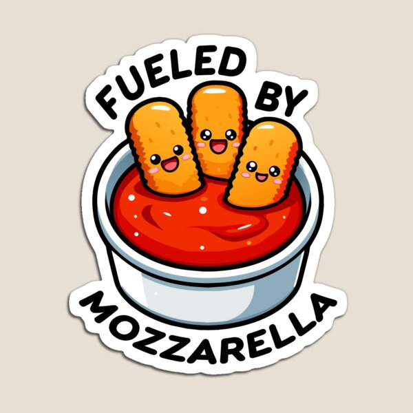 Item preview, Fueled by Mozzarella Sticks designed and sold by creaty-designs.