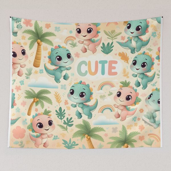 Item preview, Dino Delight: Playful Pattern Paradise designed and sold by AI-Only Creations.