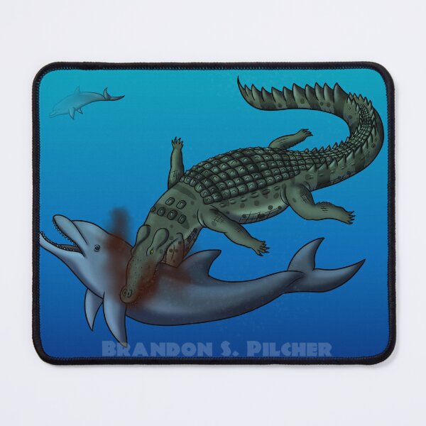 Item preview, Crocodile Attacking Dolphin designed and sold by Brandon Pilcher's Creative Adventures.