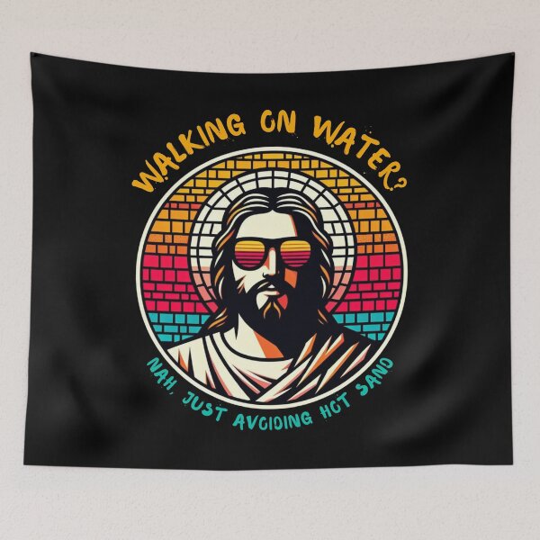 Item preview, Jesus sunglasses: Jesus Rocks Godly Sunglasses Summer designed and sold by Tw1nsAIArt.