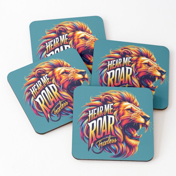 Item preview, Hear Me Roar: Fearless designed and sold by trendybutterfly.