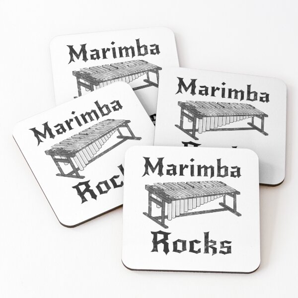 Item preview, Marimba Rocks, Marimbist Percussionist Musician Rock Goth designed and sold by doodlerob.