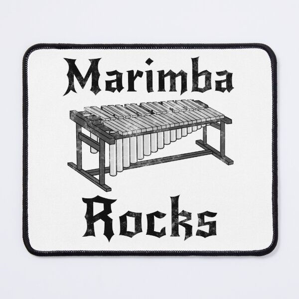 Item preview, Marimba Rocks, Marimbist Percussionist Musician Rock Goth designed and sold by doodlerob.