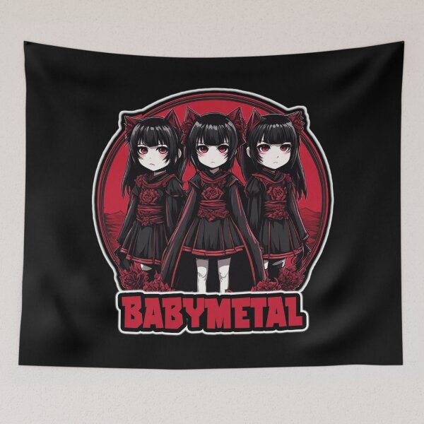 Item preview, BABYMETAL, Original Fan Art, Kawaii Anime Style designed and sold by Burn-Ego.