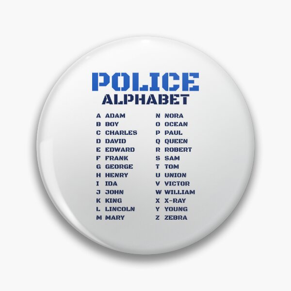 Item preview, Policeman’s A to Z Alphabet designed and sold by AnnSign.