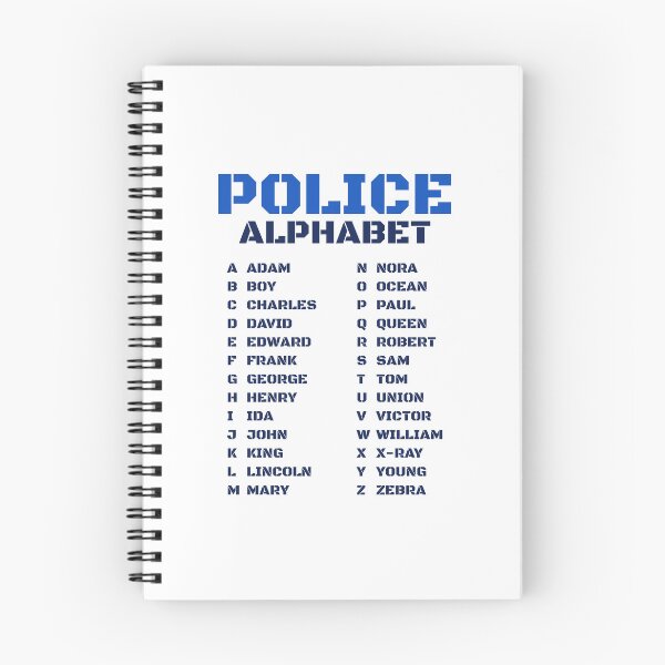 Item preview, Policeman’s A to Z Alphabet designed and sold by AnnSign.