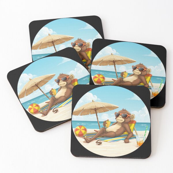 Item preview, Monkey sunbathing designed and sold by Filip Art Factory.
