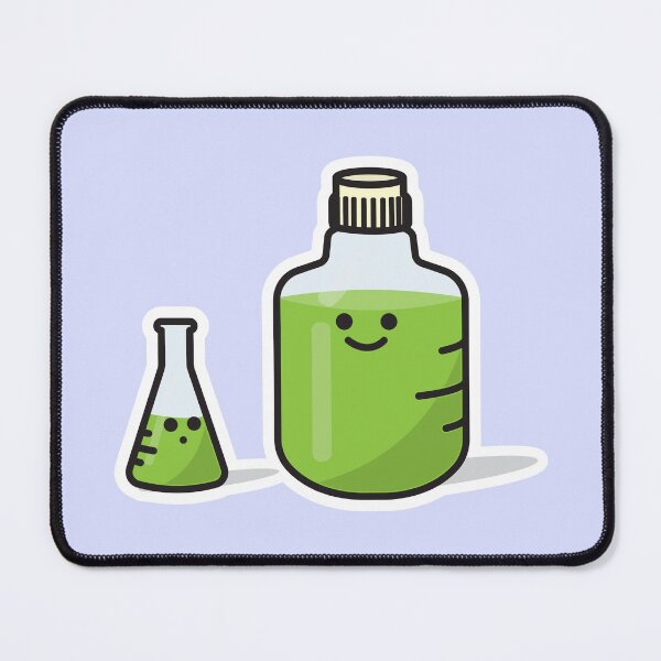 Item preview, Cute carboy and flask: microalgal cultivation designed and sold by thurakitdew.