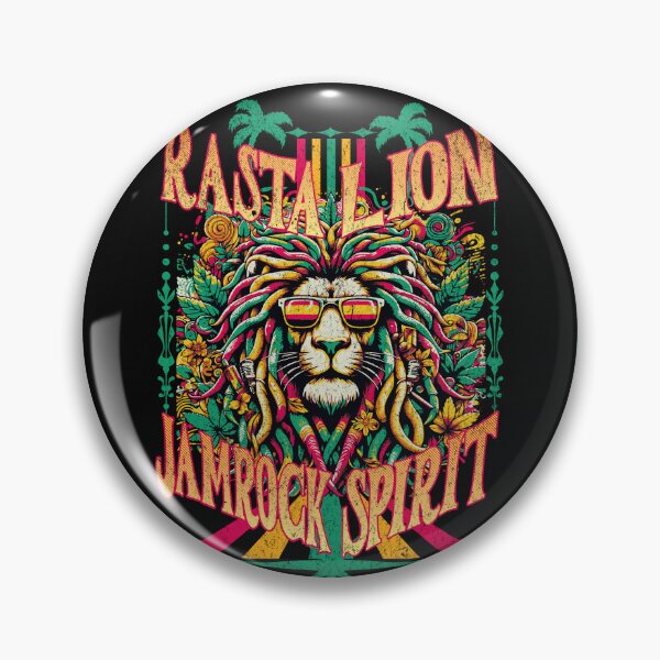 Item preview, Rasta Lion Jamrock Spirit designed and sold by SavvyEarth.