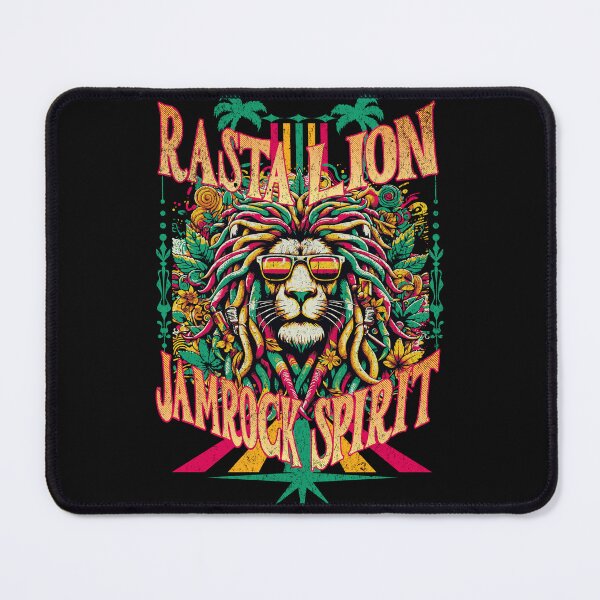 Item preview, Rasta Lion Jamrock Spirit designed and sold by SavvyEarth.