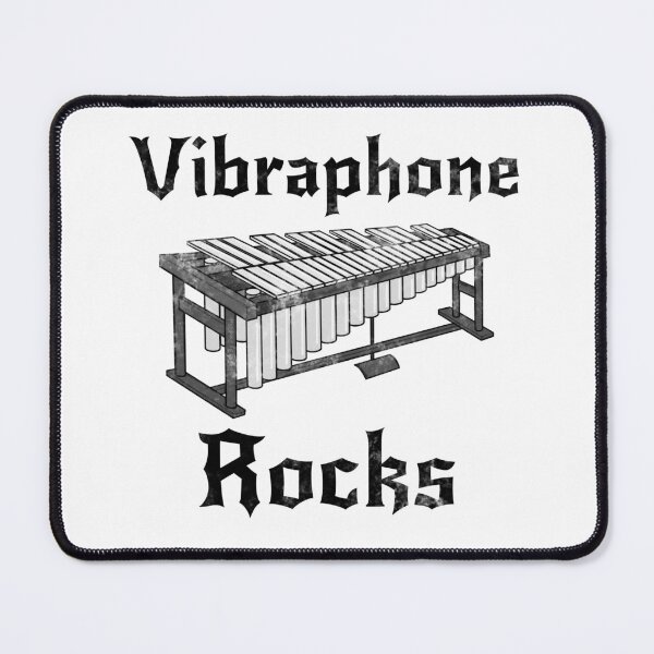 Item preview, Vibraphone Rocks, Vibraphonist Percussionist Musician Rock Goth designed and sold by doodlerob.
