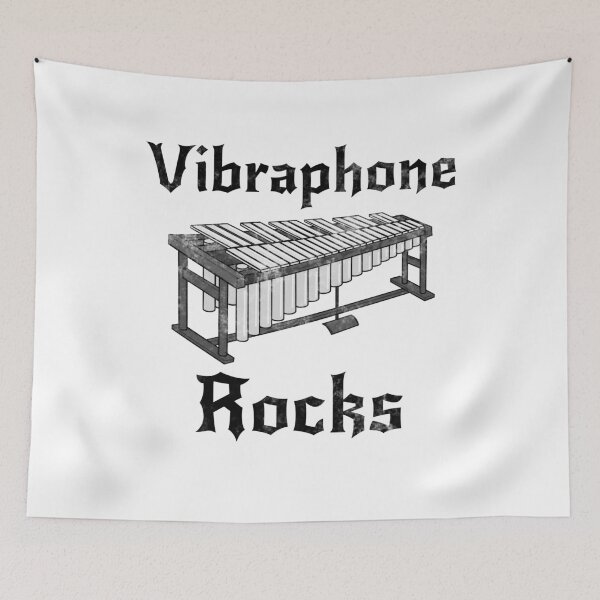 Item preview, Vibraphone Rocks, Vibraphonist Percussionist Musician Rock Goth designed and sold by doodlerob.