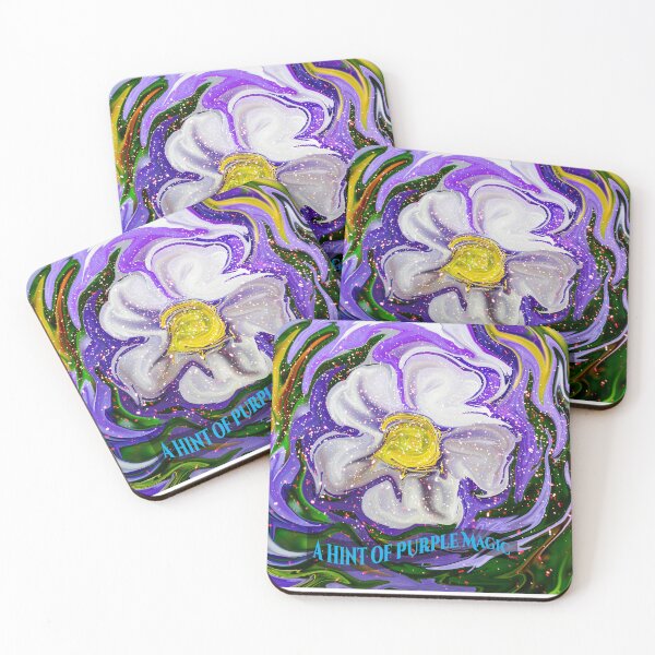 Item preview, A hint of purple Magic - Flower power designed and sold by MagaliC.