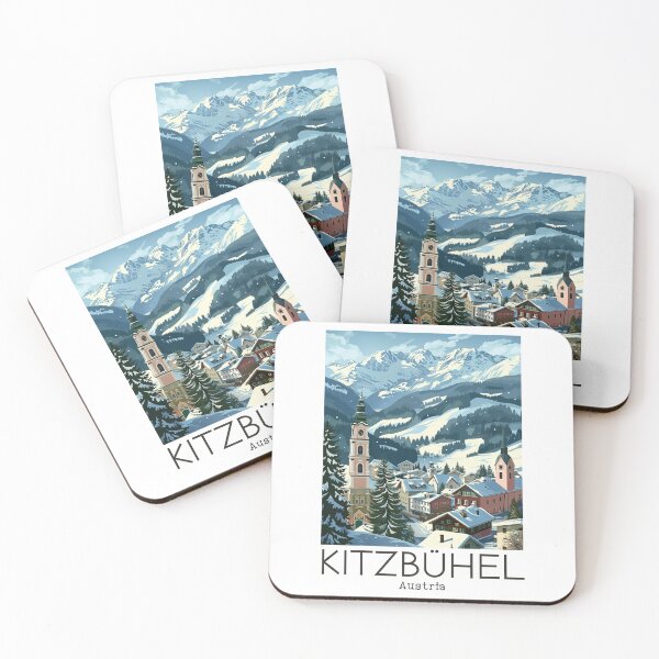 Item preview, A Vintage Travel Illustration of Kitzbühel - Austria designed and sold by GoodOldVintage.