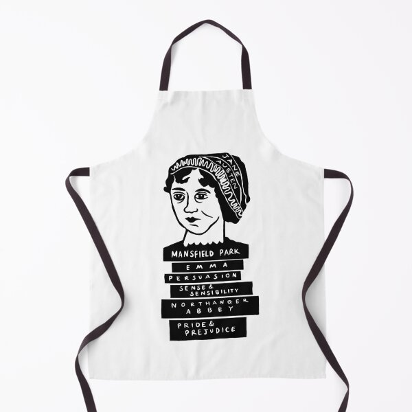 Item preview, Jane Austen and Her Book Stack Linocut designed and sold by louweasely.