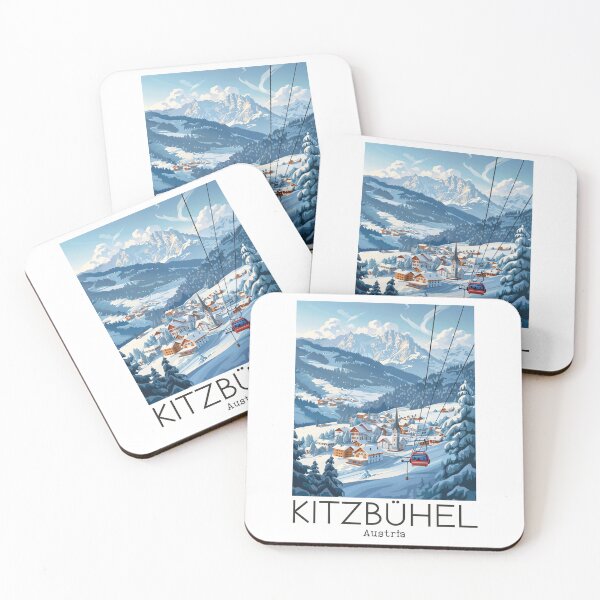 Item preview, A Vintage Travel Illustration of Kitzbühel - Austria designed and sold by GoodOldVintage.