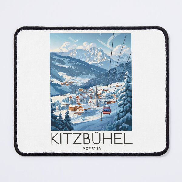 Item preview, A Vintage Travel Illustration of Kitzbühel - Austria designed and sold by GoodOldVintage.