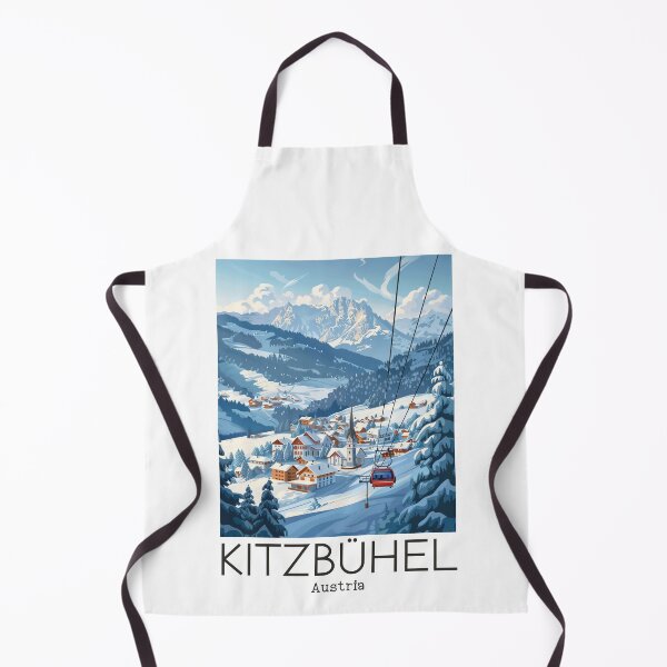 Item preview, A Vintage Travel Illustration of Kitzbühel - Austria designed and sold by GoodOldVintage.