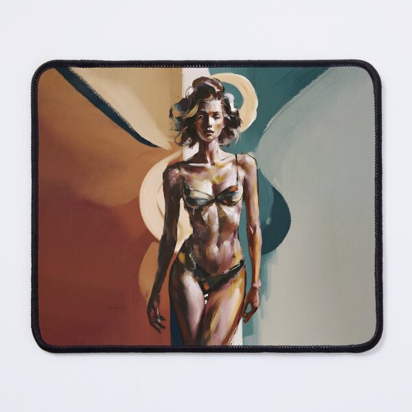 Item preview, Expressive Abstract Art: Bold Brushstrokes of Female Figures designed and sold by MarinaFila.