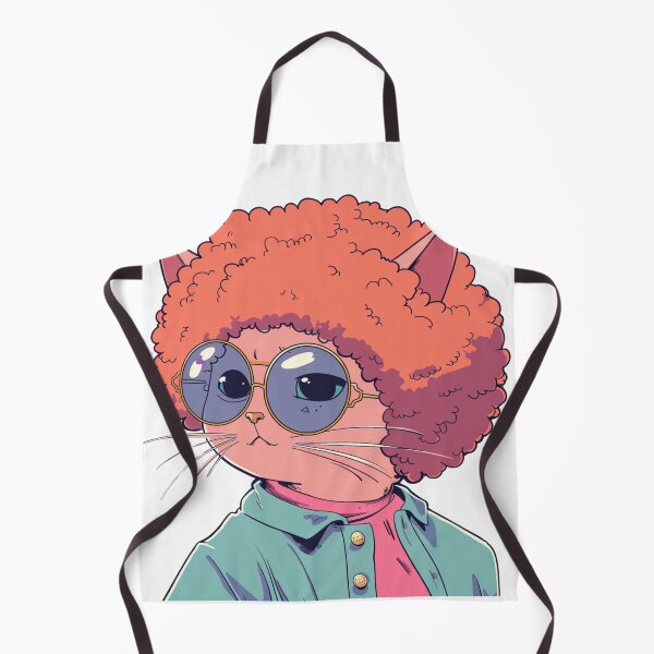Item preview, Redhead funky afro cat  designed and sold by FlawlessDraft.