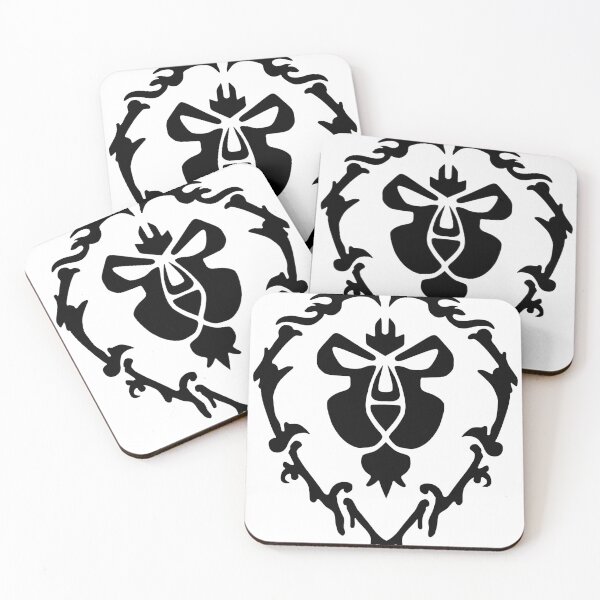 Item preview, WoW Alliance black and white designed and sold by Custom Arts.
