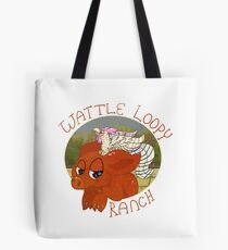 Wattle Loopy Ranch Logo Tote Bag