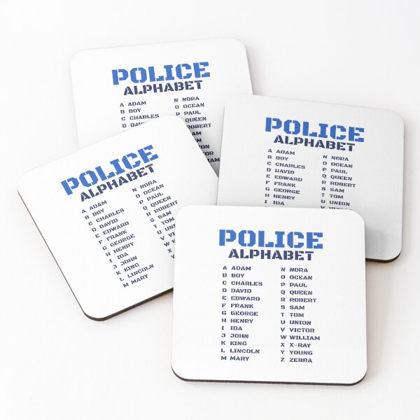 Item preview, Policeman’s A to Z Alphabet designed and sold by AnnSign.