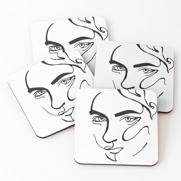 Item preview, womans face abstract line art designed and sold by Lunasuxxx.