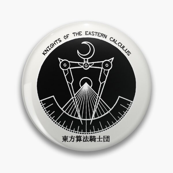 Item preview, Knights of Eastern Calculus Logo Black Ver ~ Anime designed and sold by internet-joshi.